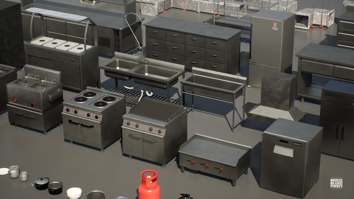 Modern Kitchen Props
