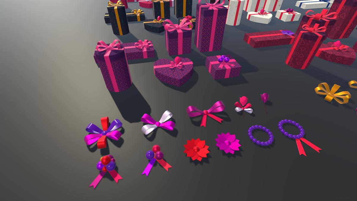 Gift Boxes with Magical Shader (Burn & Reveal)