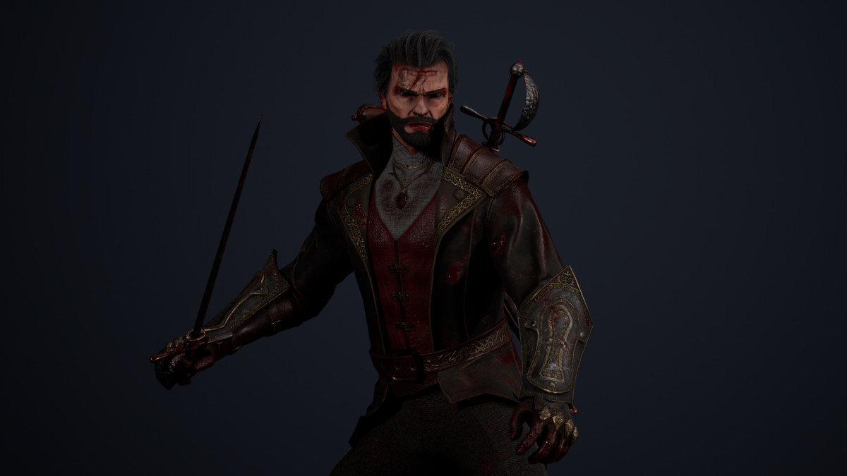 Vampire Monster Character – Dark Fantasy Hunter | Horror Enemy