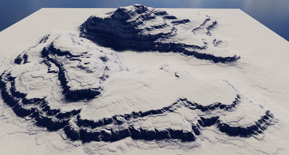 Terraced Canyon Shapes - StampIT!