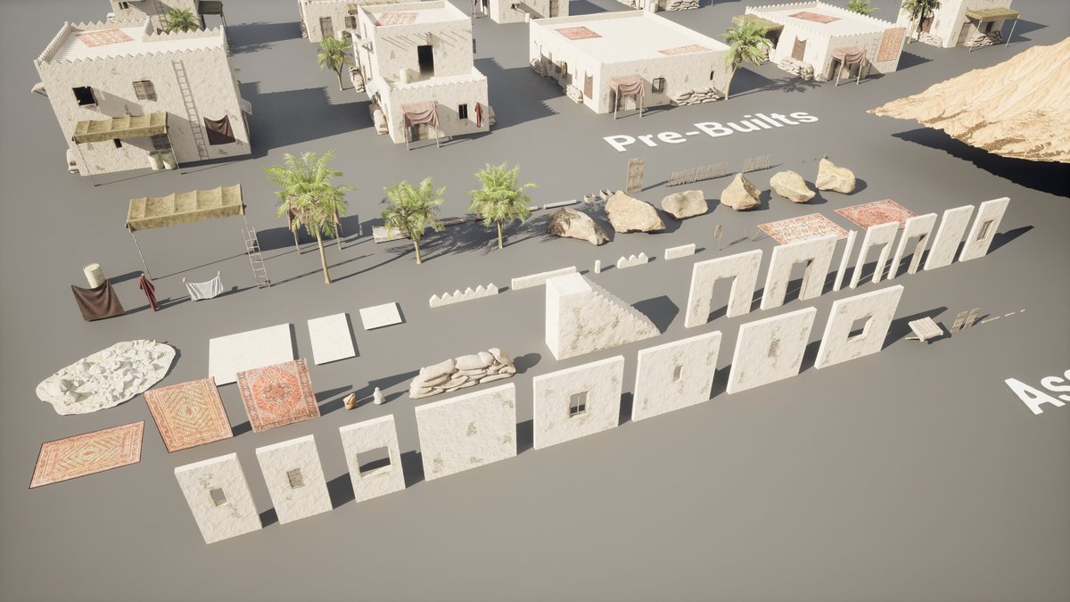 Desert Outpost - Arabian & Persian Village Environment