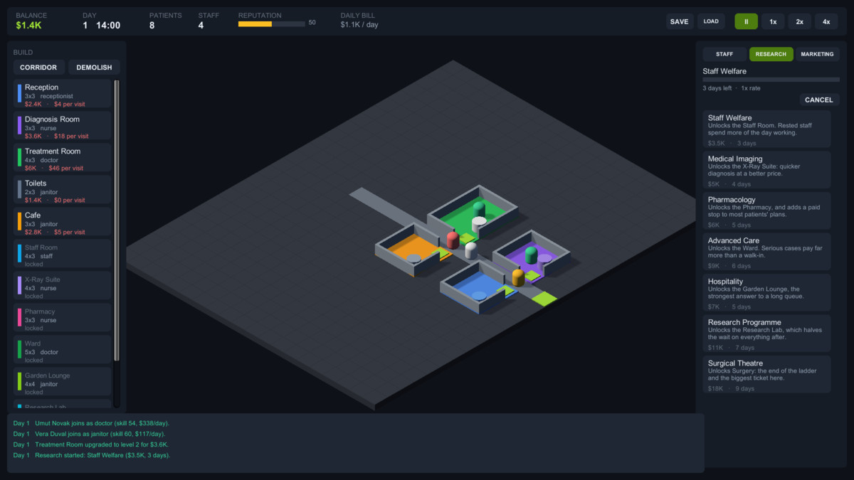 Tycoon Kit - Hospital, Hotel, Park & Prison Management Sim