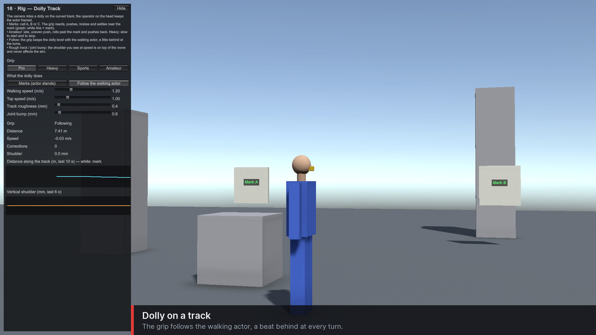 CineOperator — Camera Operator Simulation