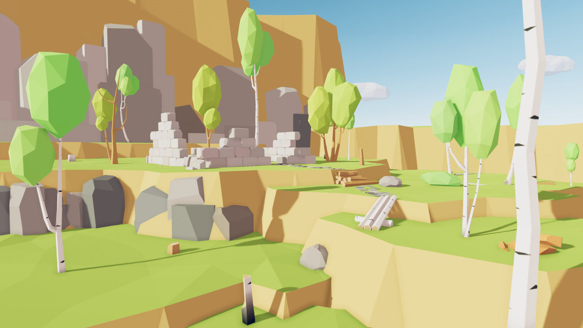 Low Poly Nature Bundle