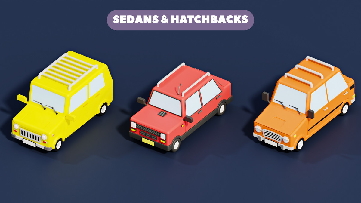 COZY TRAFFIC : Stylized City Vehicles & Transit