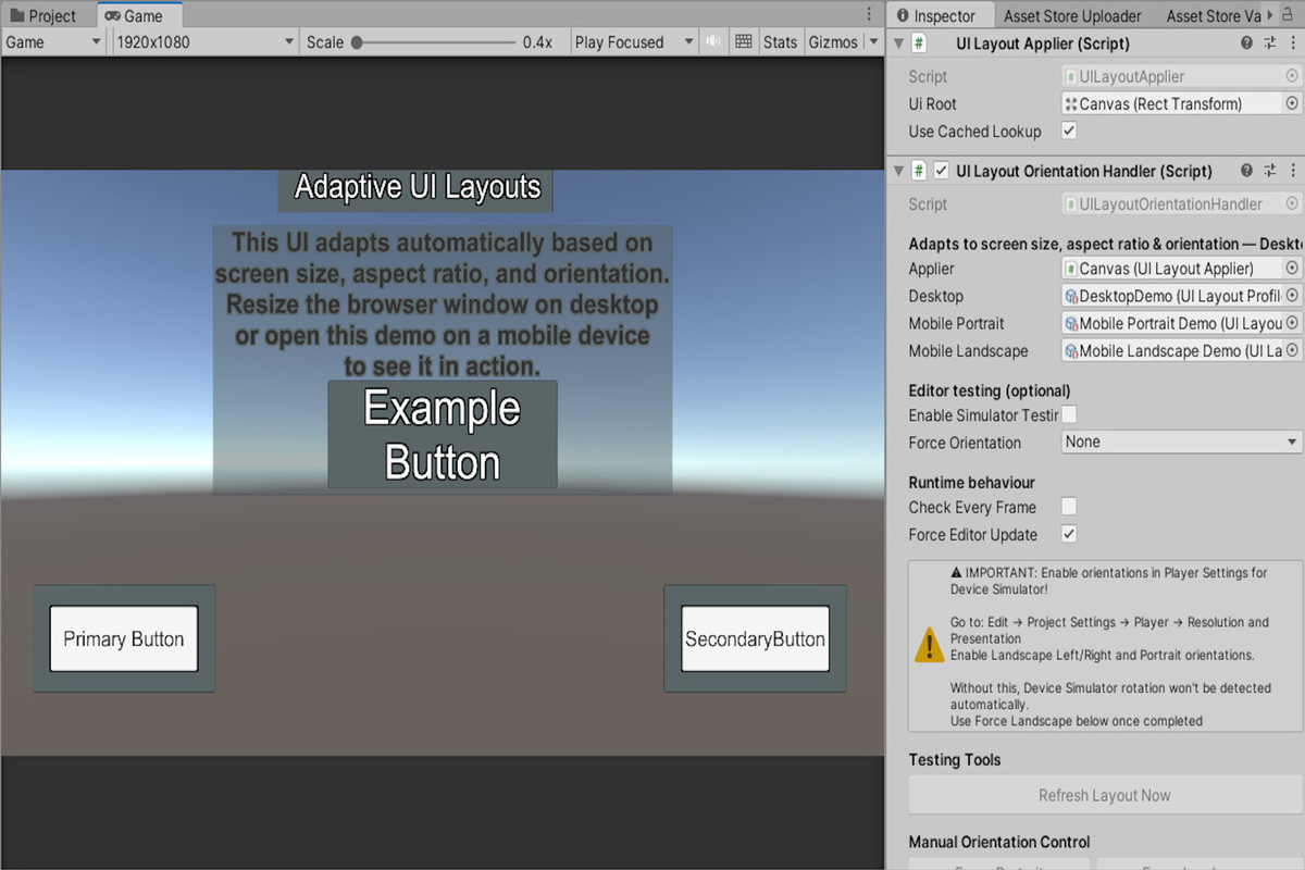 Adaptive UI Layouts