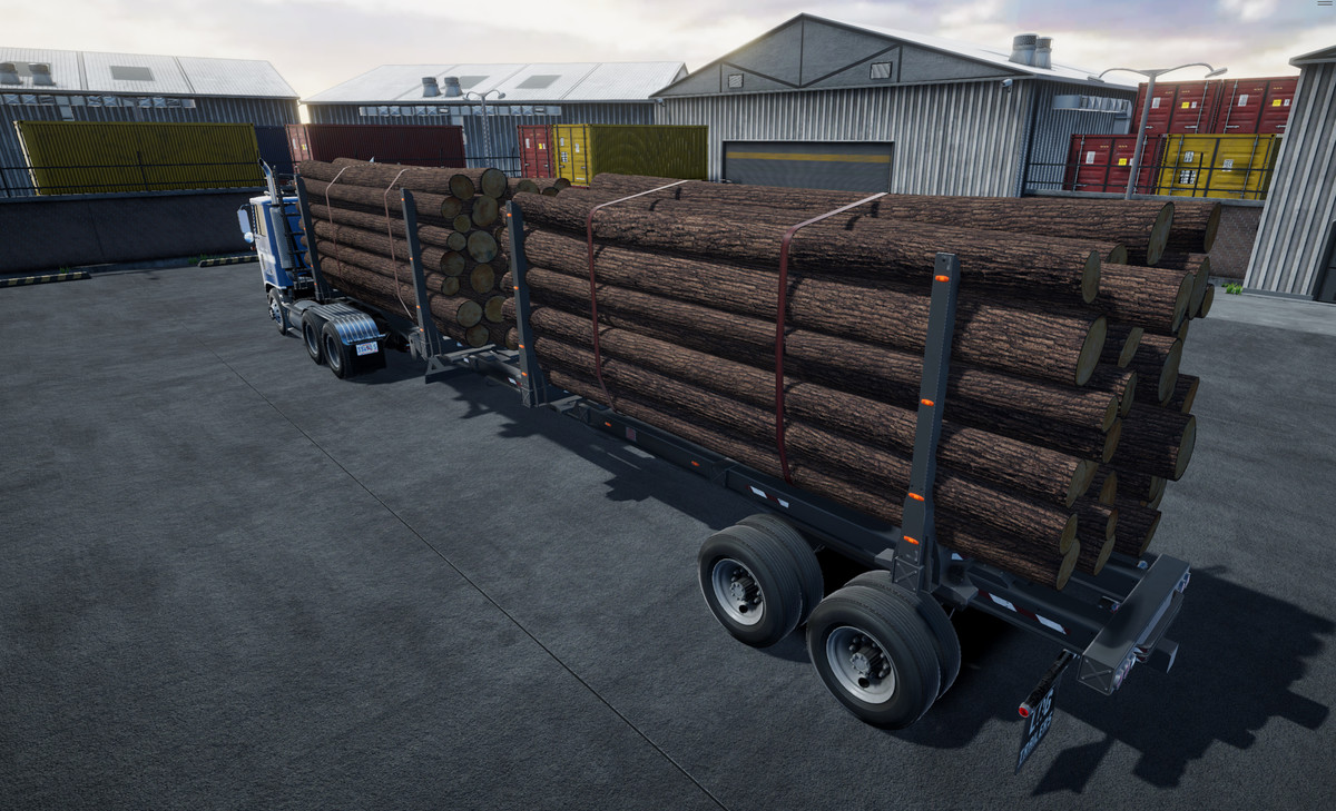 Cabover log truck