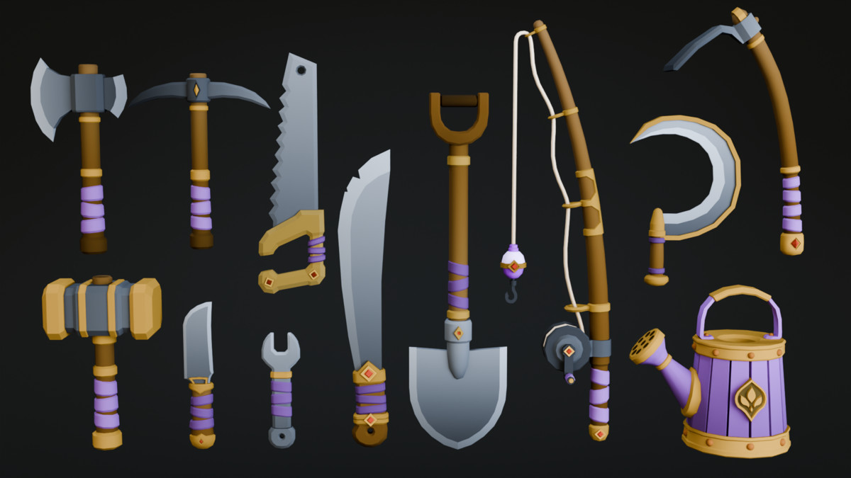 Upgradeable Tools Pack | Toon Series