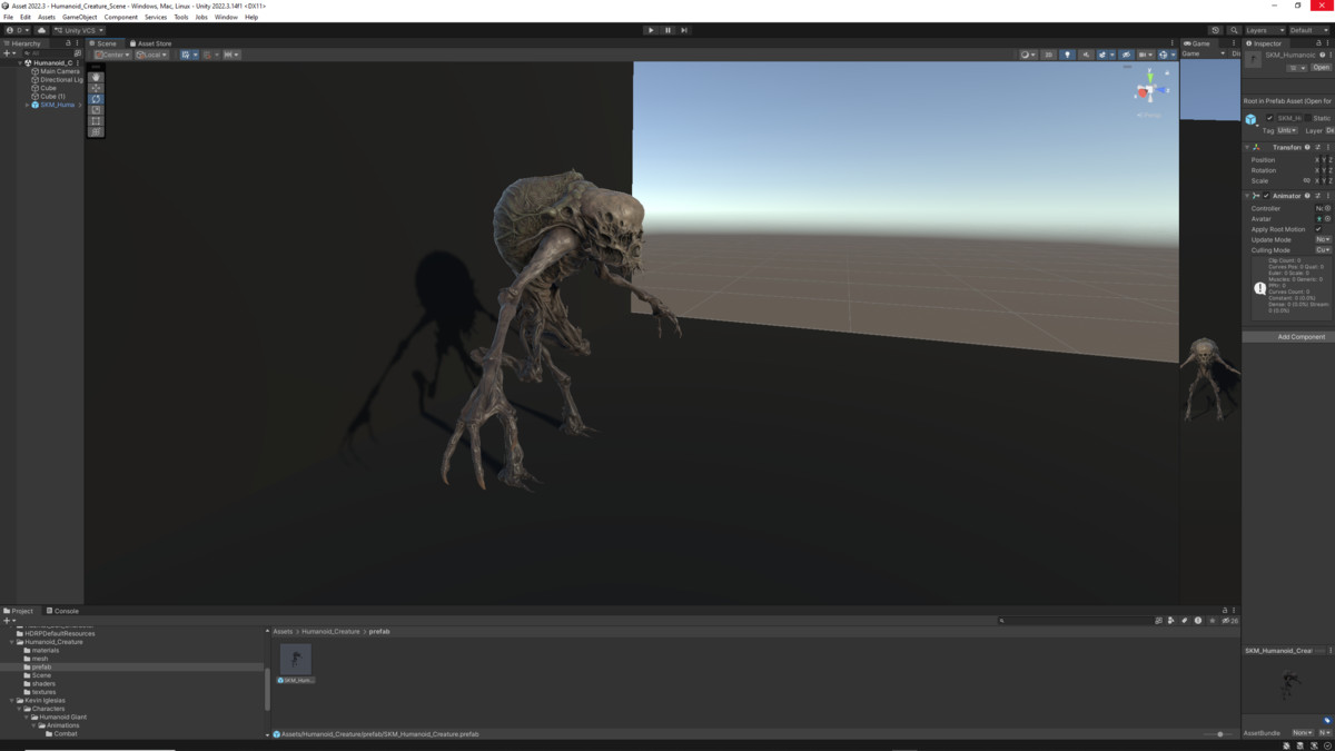 Humanoid Creature - Customizable Horror Enemy