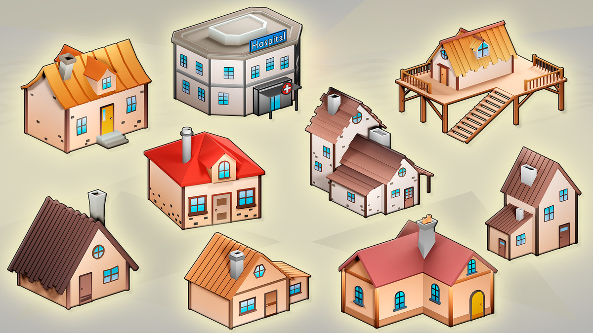 Low Poly City Pack 1