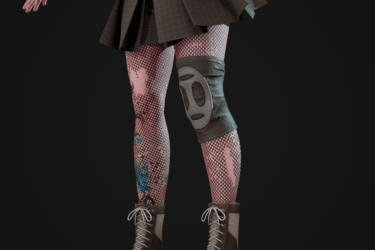 3D Stylized Girl