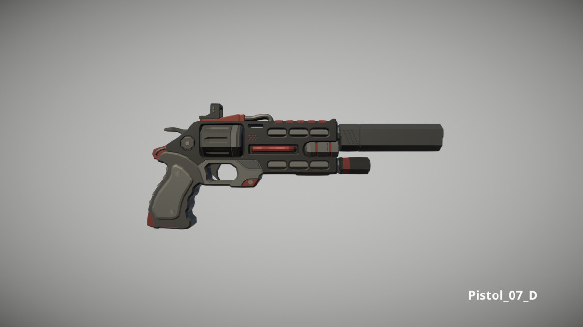 Cyberpunk Armory - Low Poly