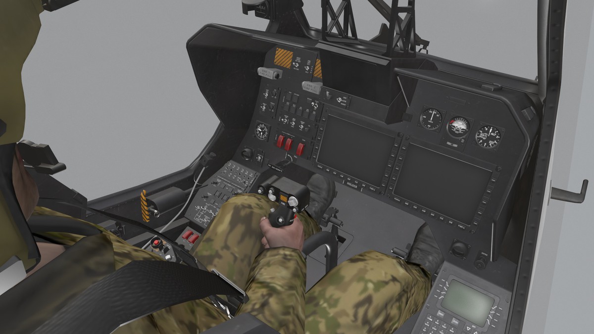 OH-1 Ninja Blank Livery Basic Animation (4