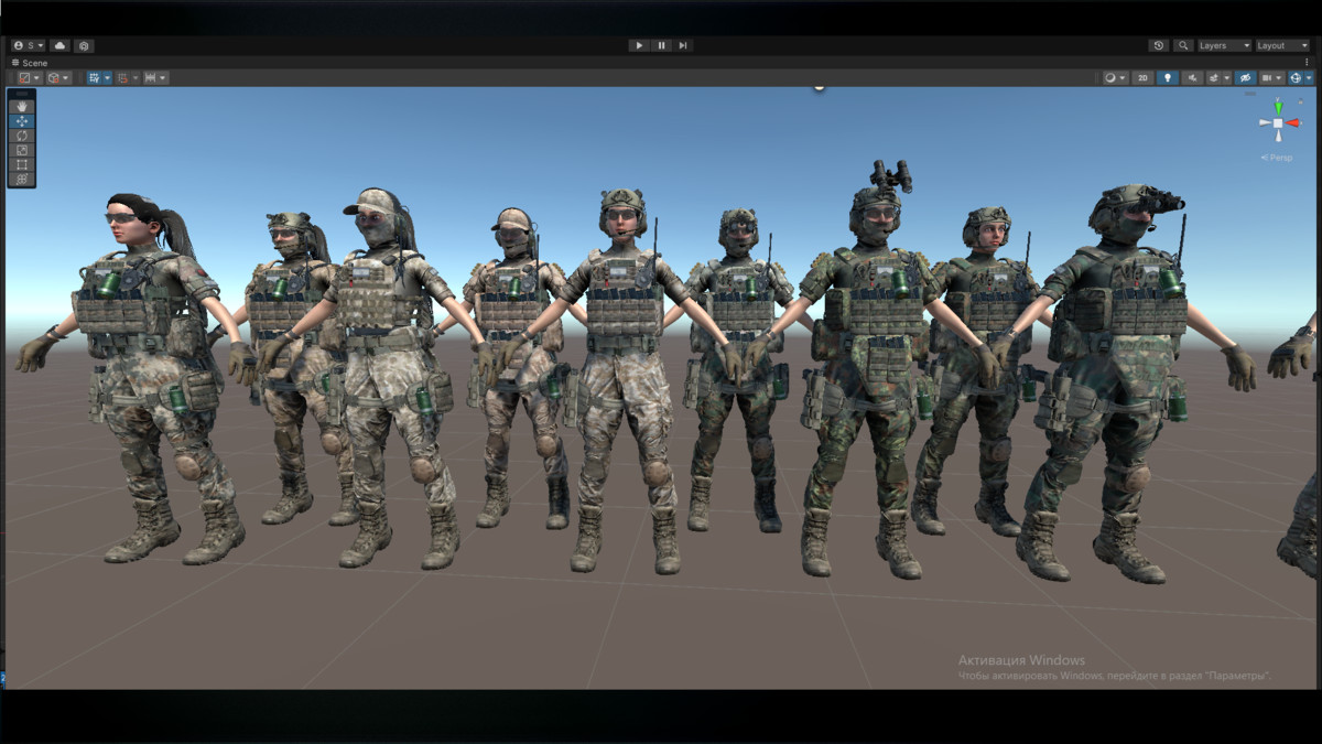 Female AAA MILITARY