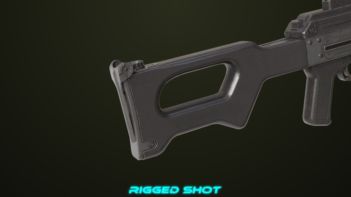 Machine Gun 11 Metal URP HDRP Textures