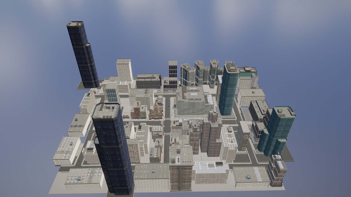 Full Game Ready City Pack Modular Low Poly Urban Environment Low-poly 3D model