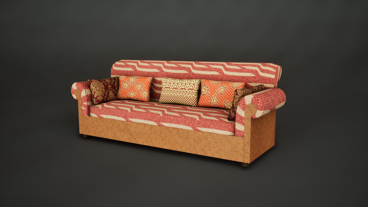Upholstered Furniture Pack - Customizable 4K PBR Seating Collection Vol.01.