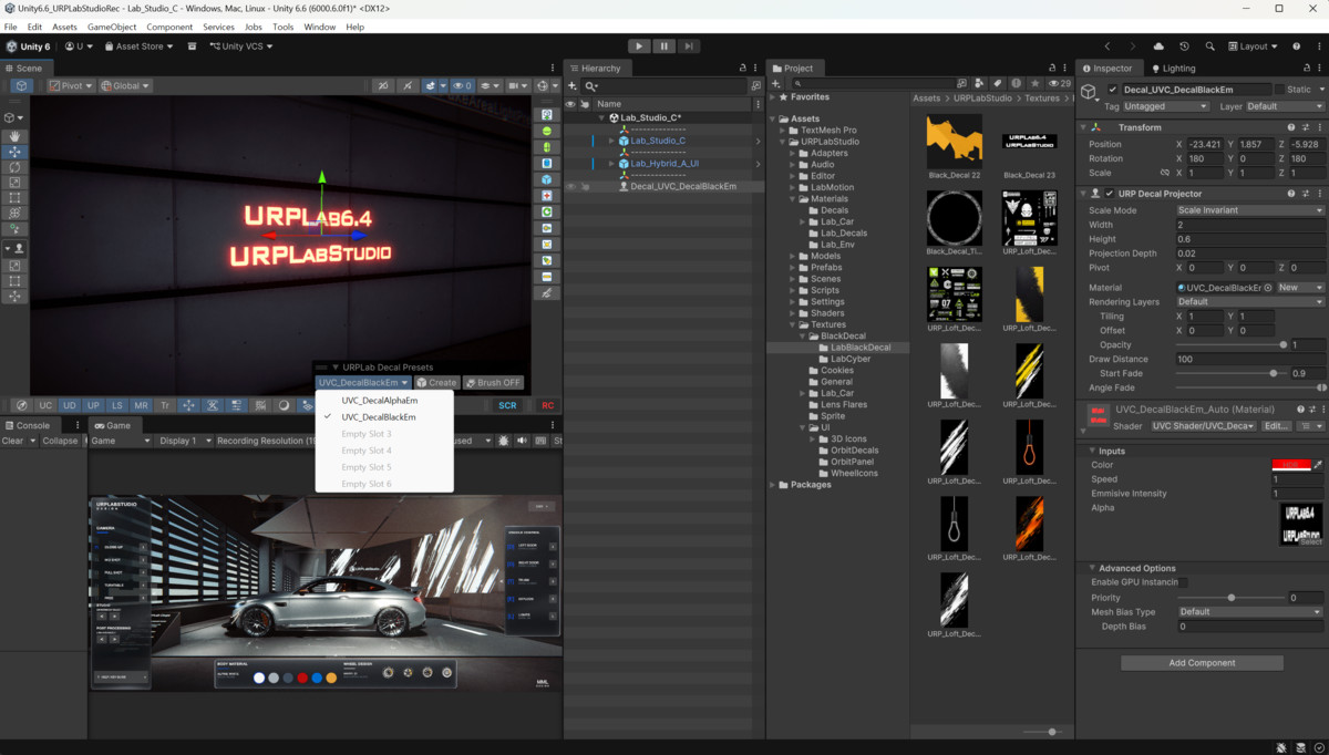 URP Lab Studio