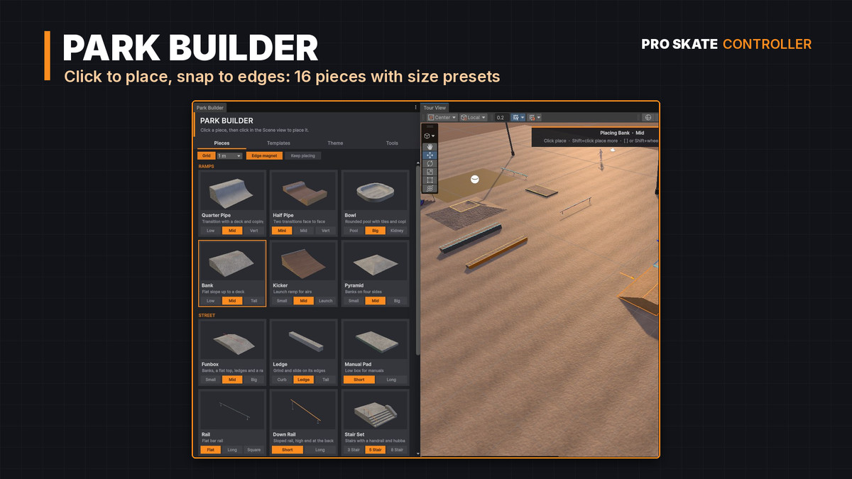 Pro Skate Controller: Physics Skateboarding Kit