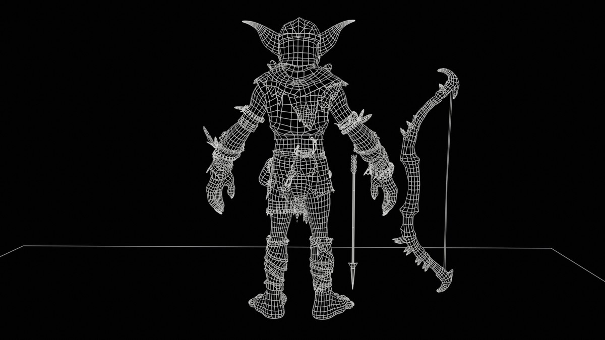 Goblin Archer Game Ready
