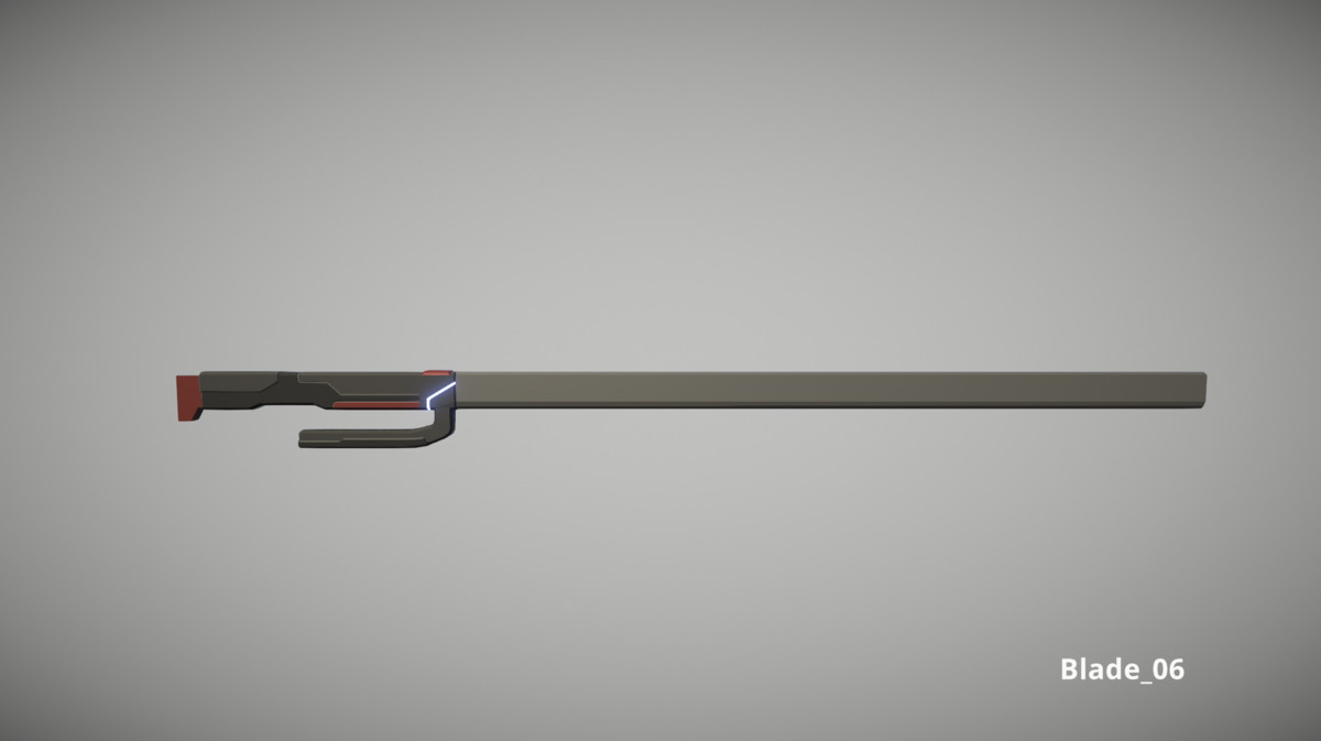 Cyberpunk Armory - Low Poly