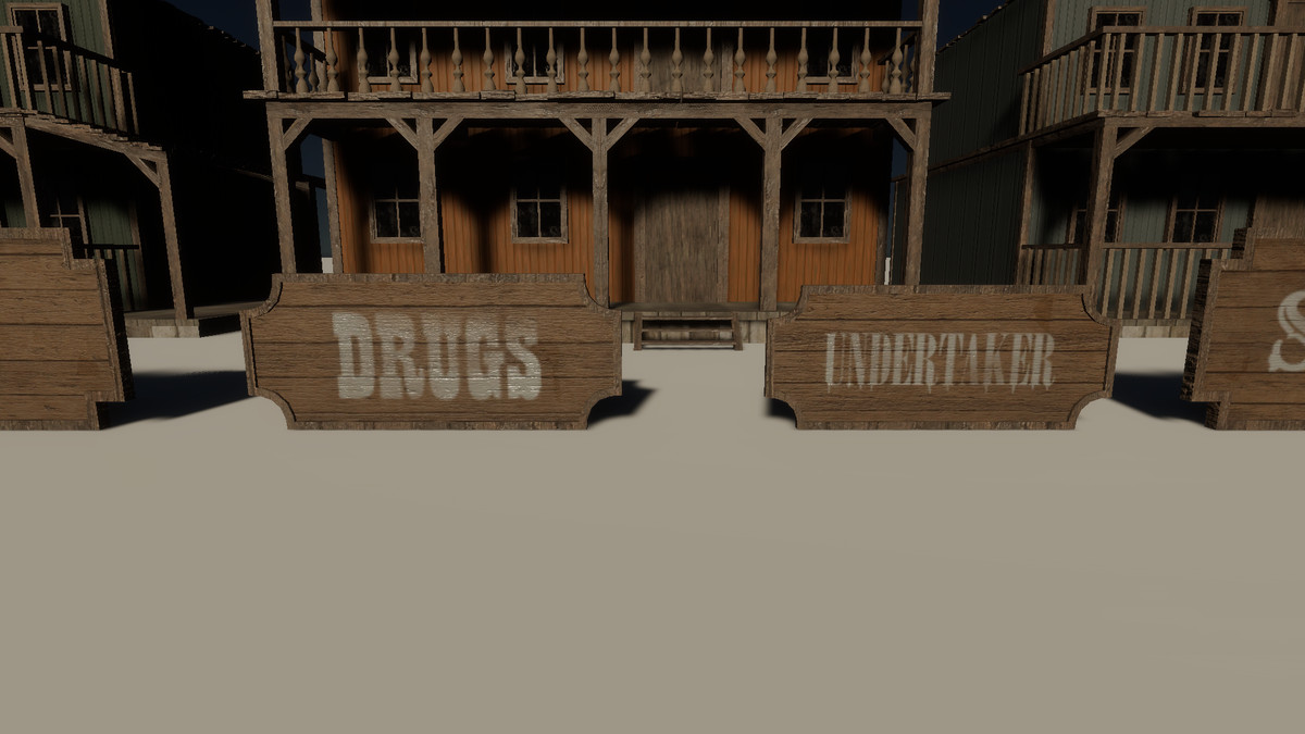 Wild West Town - Realistic Buildings Pack
