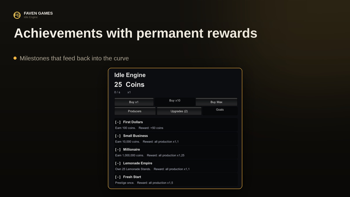 Idle Engine - Incremental Game Framework