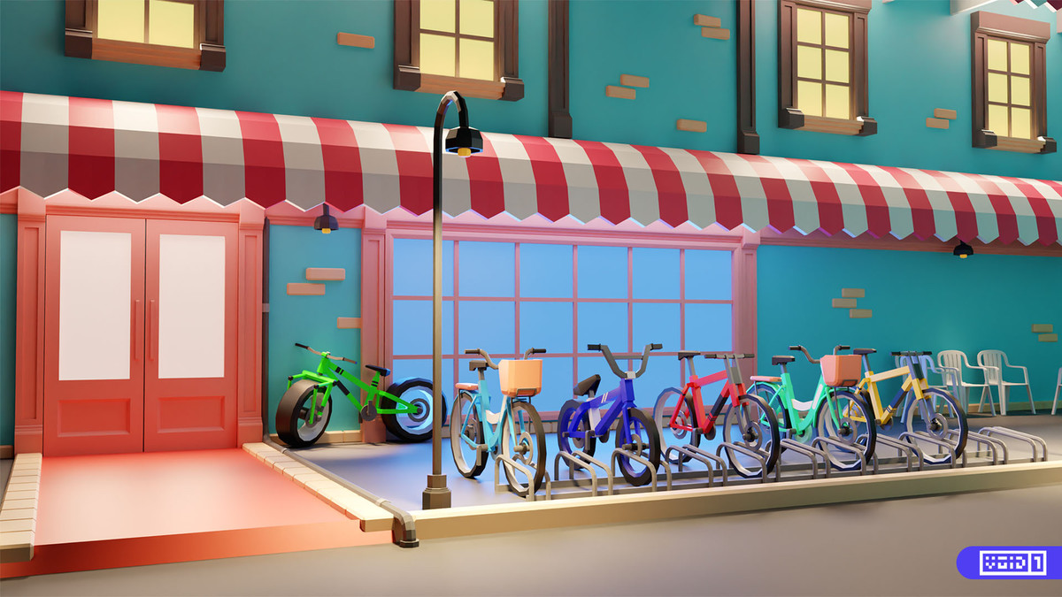 Low Poly Bike Models