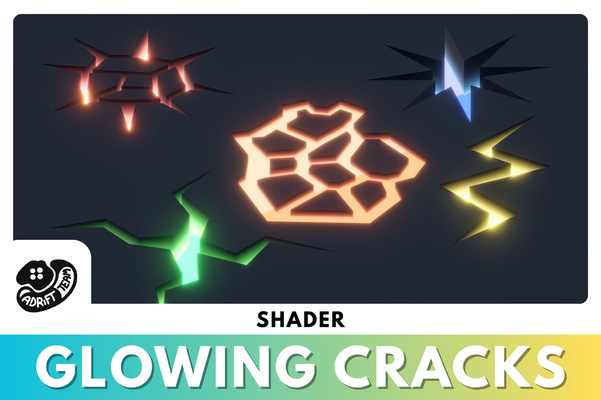 Glowing Cracks Shader