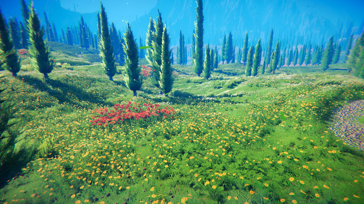 Stylized Cypress Valley