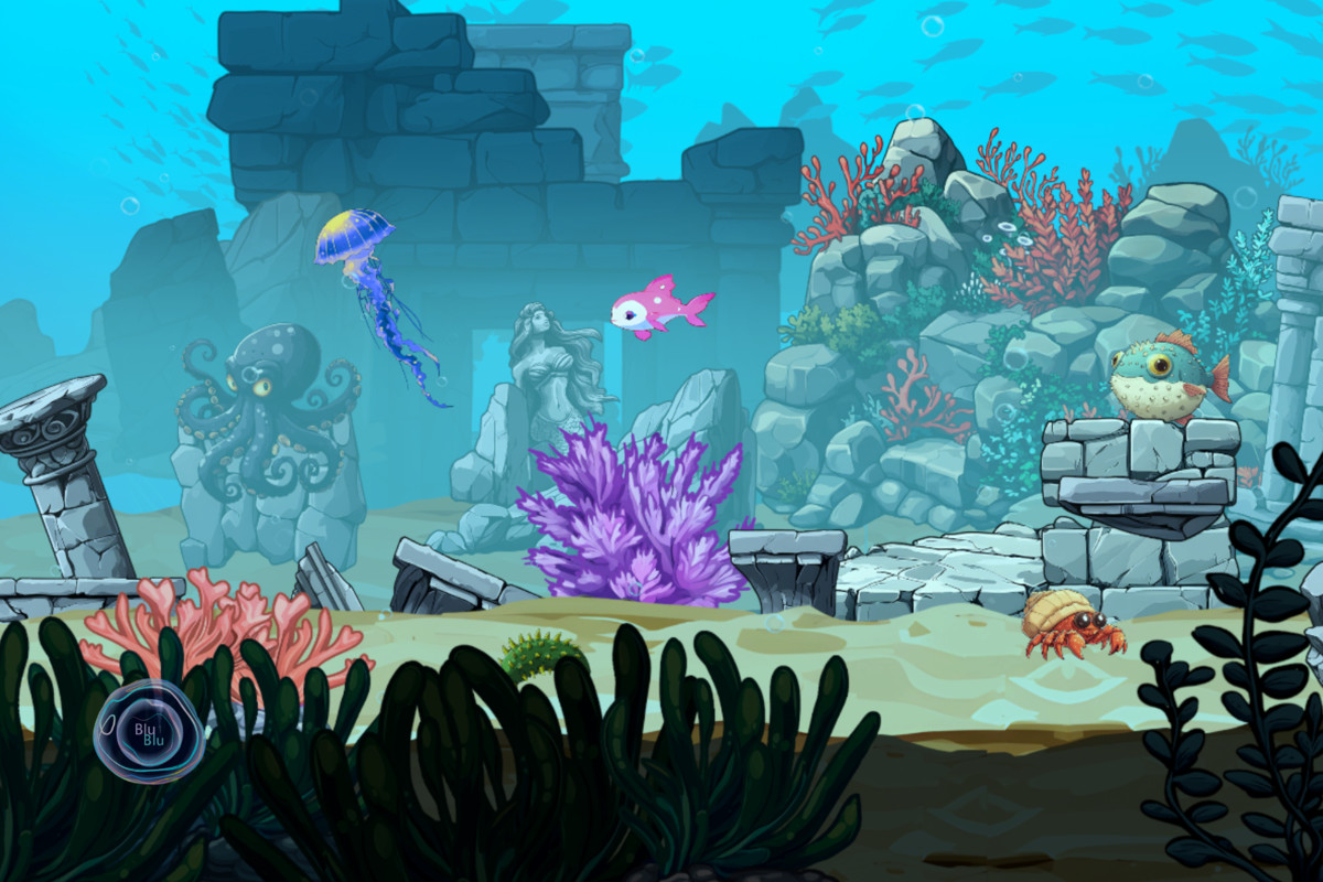 2D Platformer Underwater Adventure