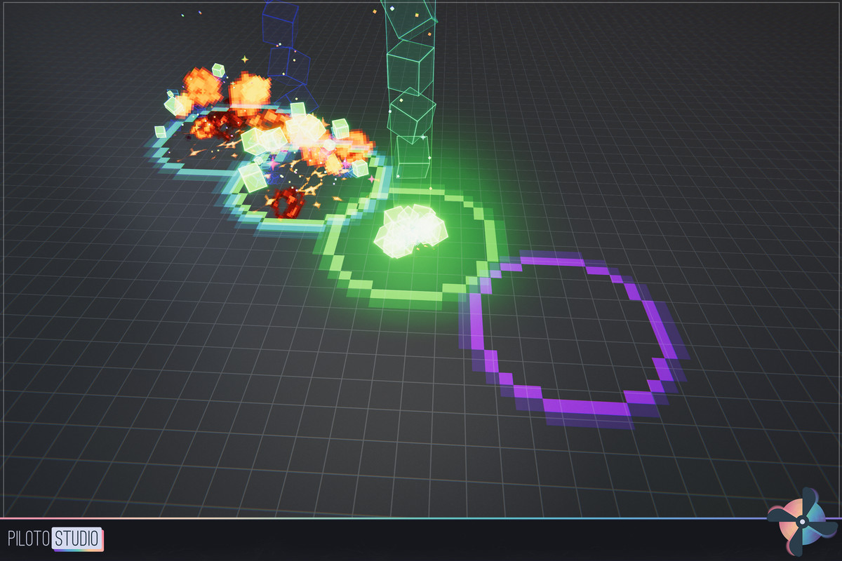 Arcade Pixel Retro Stylized VFX Starter Kit