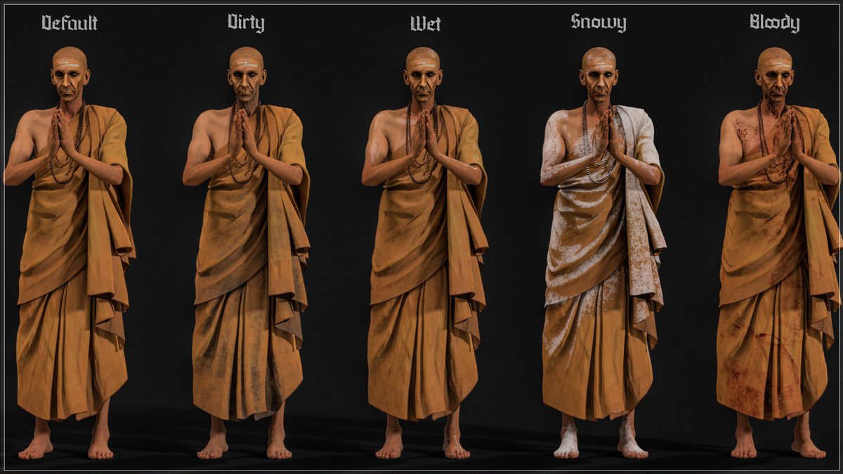 Indian Monk — Religious Collection