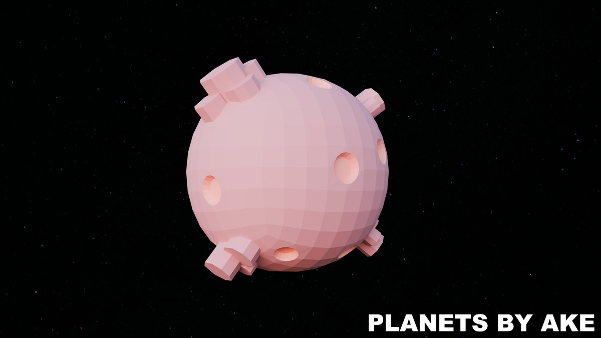 Low Poly Planets by Ake