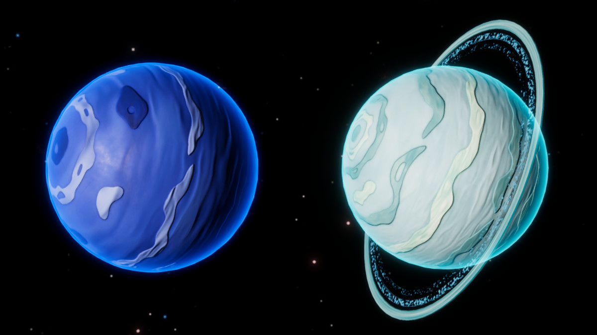 16 Stylized Planets Pack