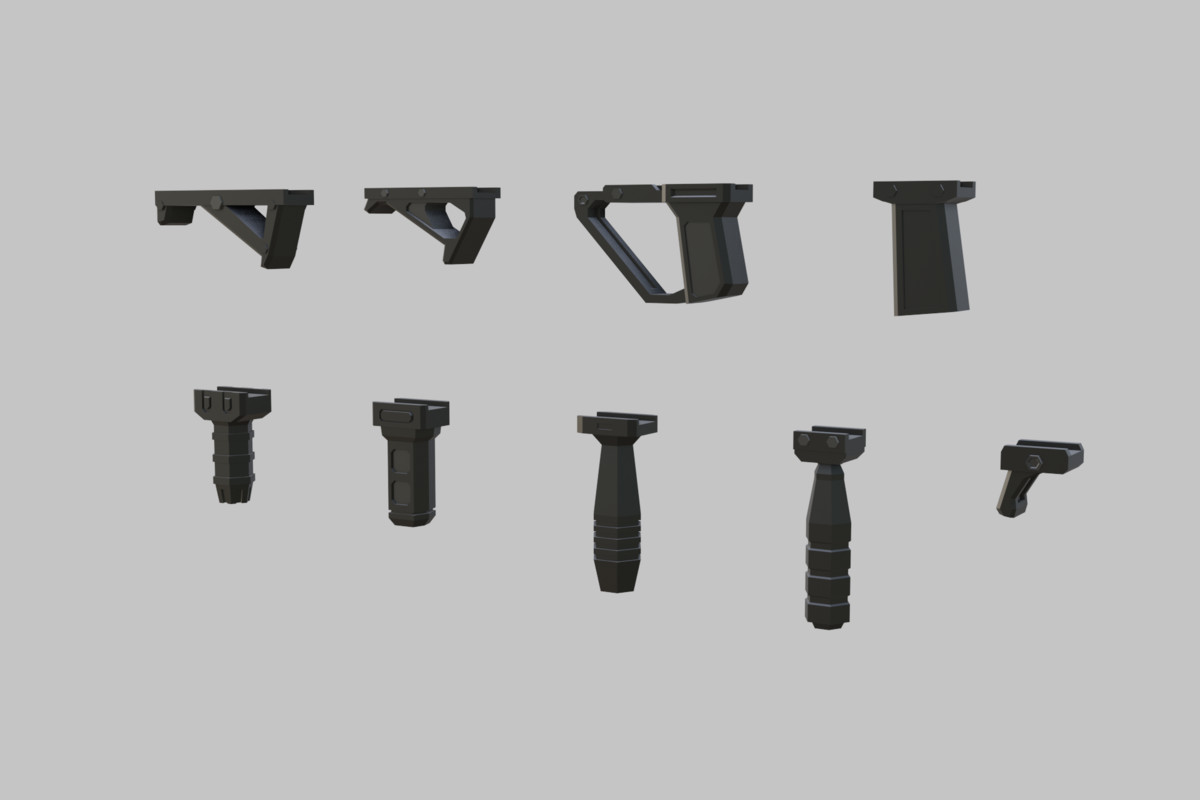 Low Poly Weapon Bundle Pack 3