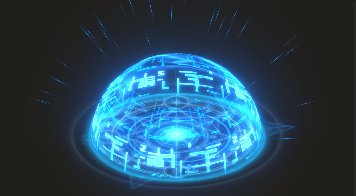 Game VFX - Dome Barrier Impact