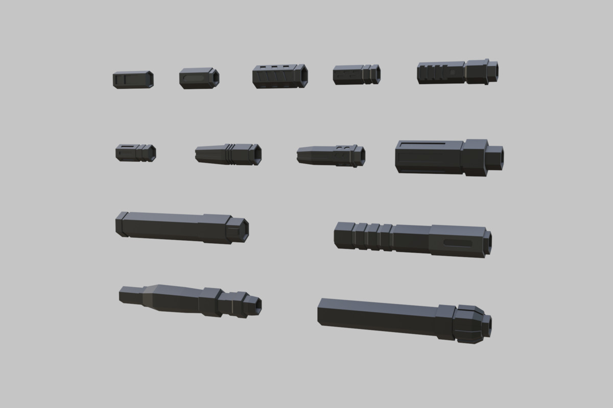 Low Poly Weapon Bundle Pack 3