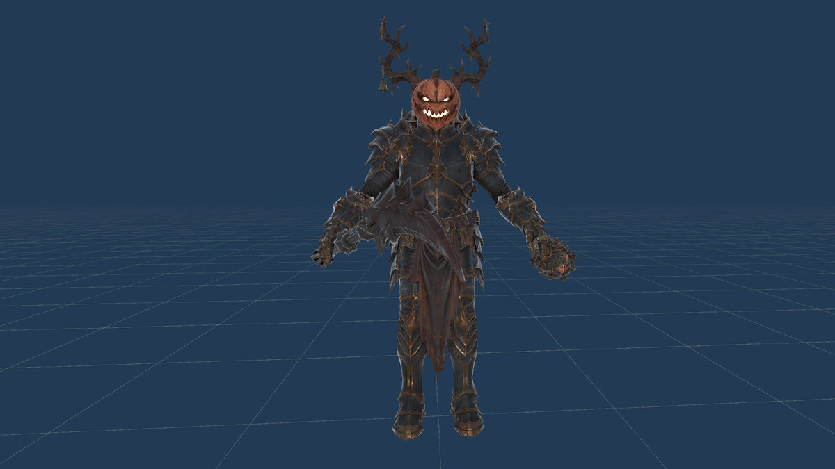 Pumpkin Reaper – Dark Fantasy Halloween Character