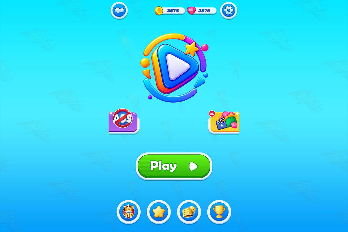 Universal Hypercasual UI Kit – 2D Game UI, HUD, Menus & GUI
