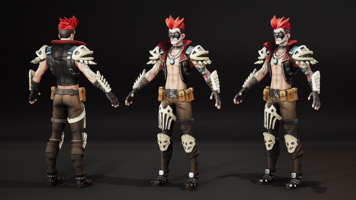 Stylized Male Punisher 01