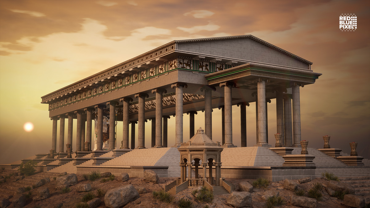 Ancient Greek Parthenon Temple