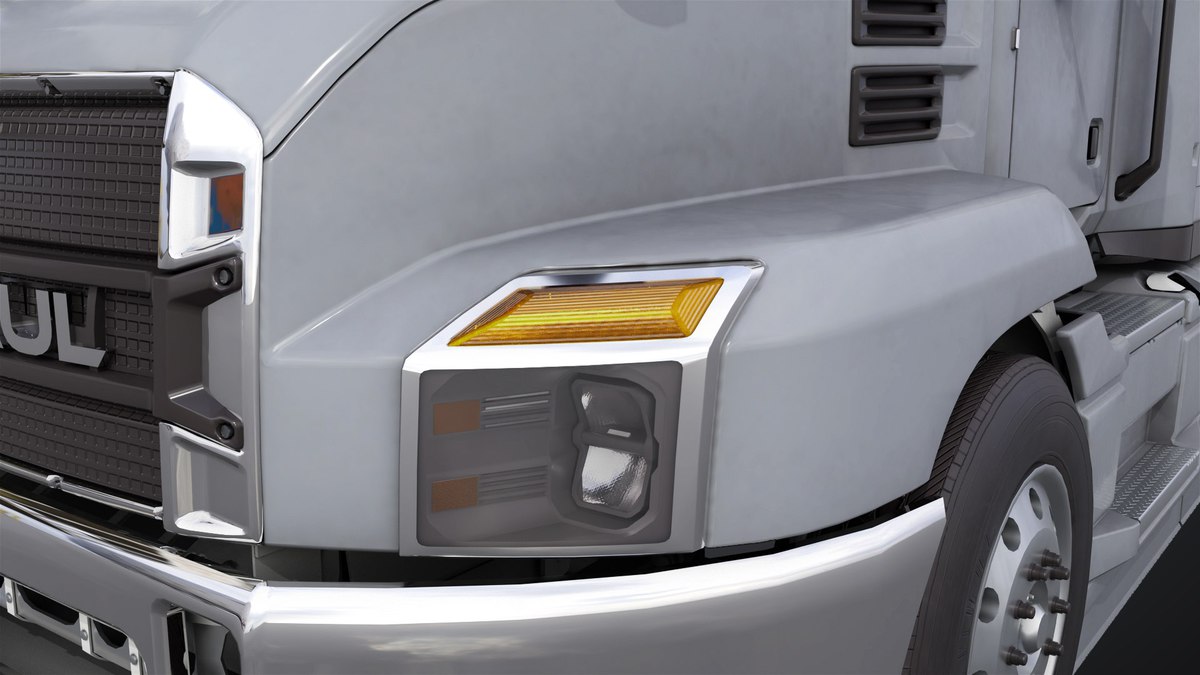 Heavy Truck Chassis 05 Grey Interior URP HDRP Textures