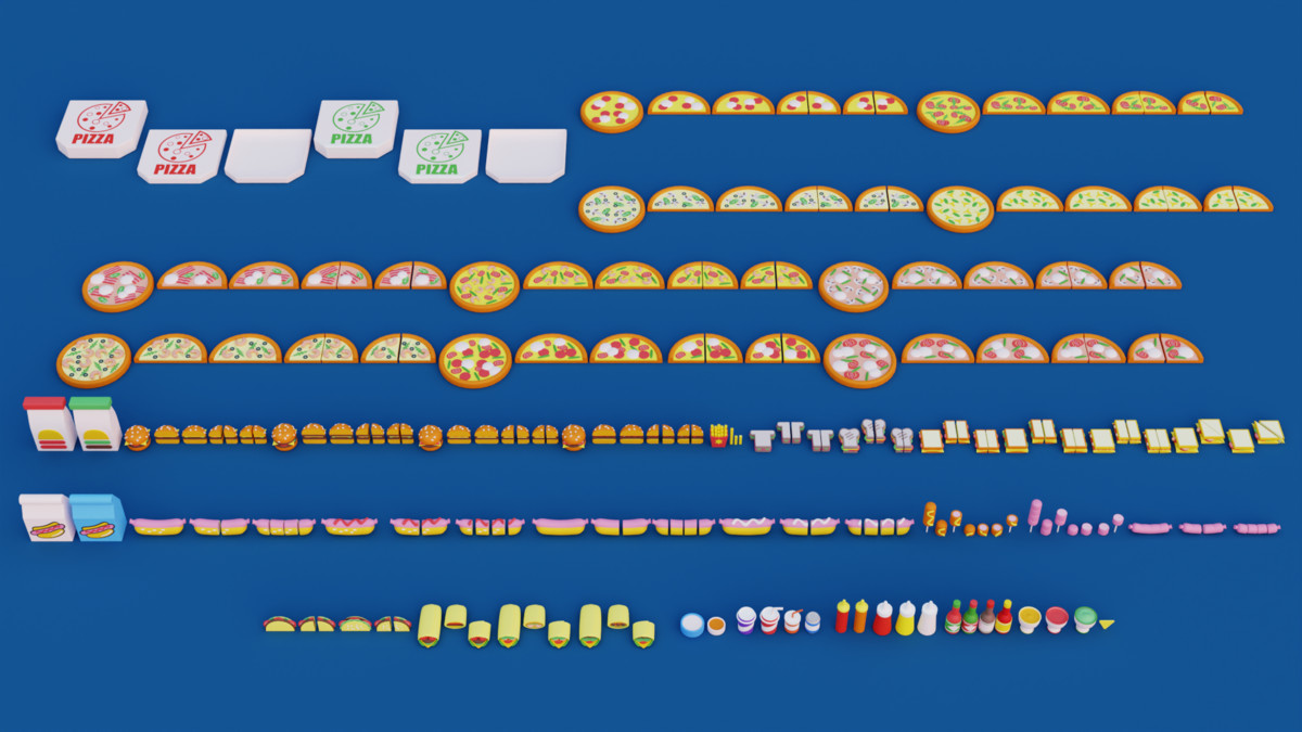 Cartoon Food Mega Pack