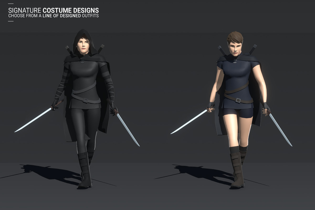 Polyquest Heroes: Warrior I Huntress