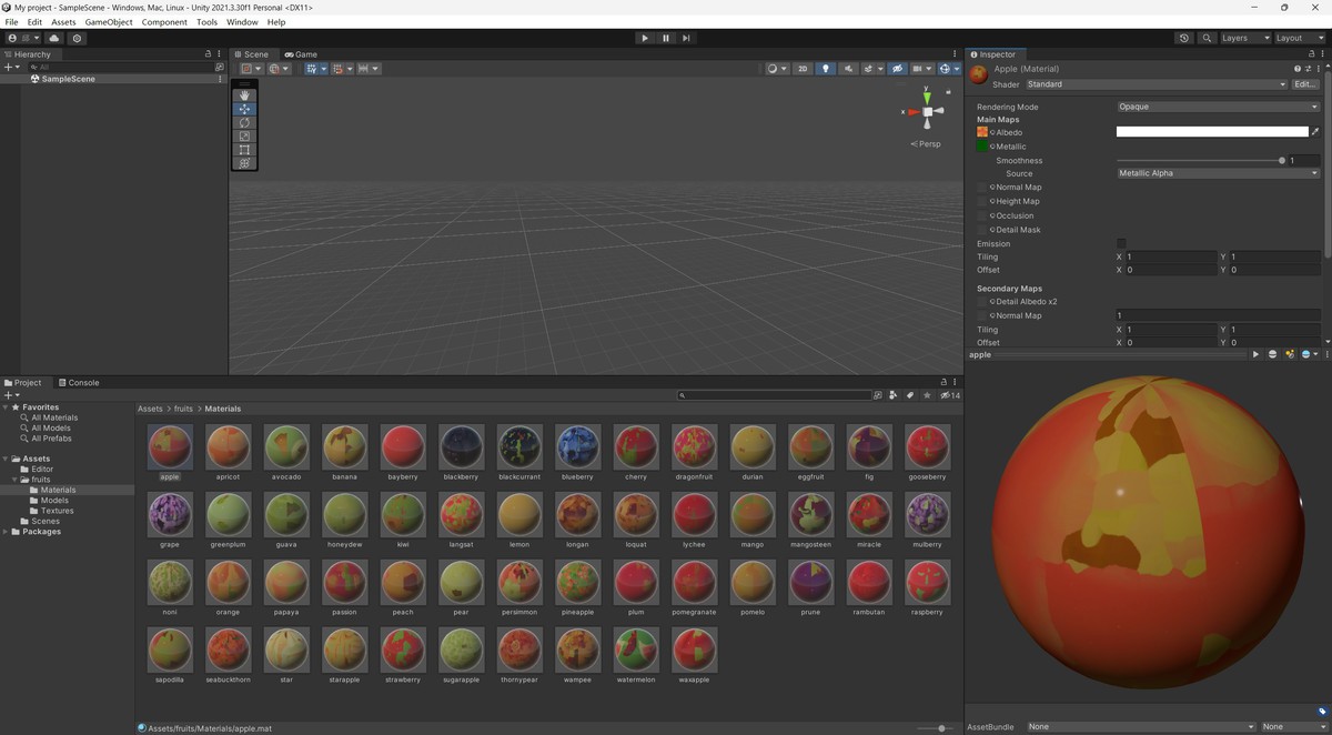 50+ Fruit Asset Pack