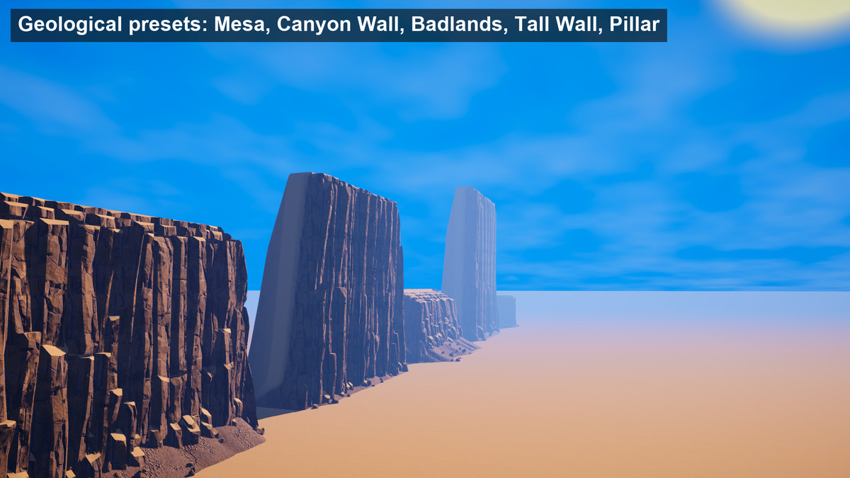 Procedural Cliff Builder