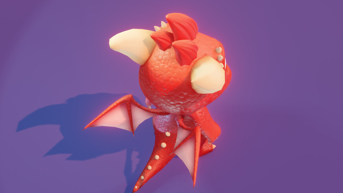 Cute Baby Dragons 3D Model With 5 Music Tracks and 36 Sound Effects (Built-In)