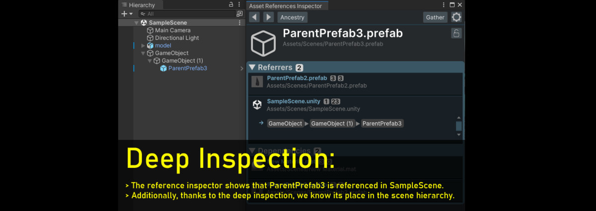 Asset References Inspector