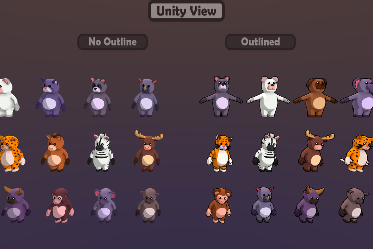 V2 Mascot Humanoid Animal Characters V2: 15 Unique Humanoids, Matcap Magic